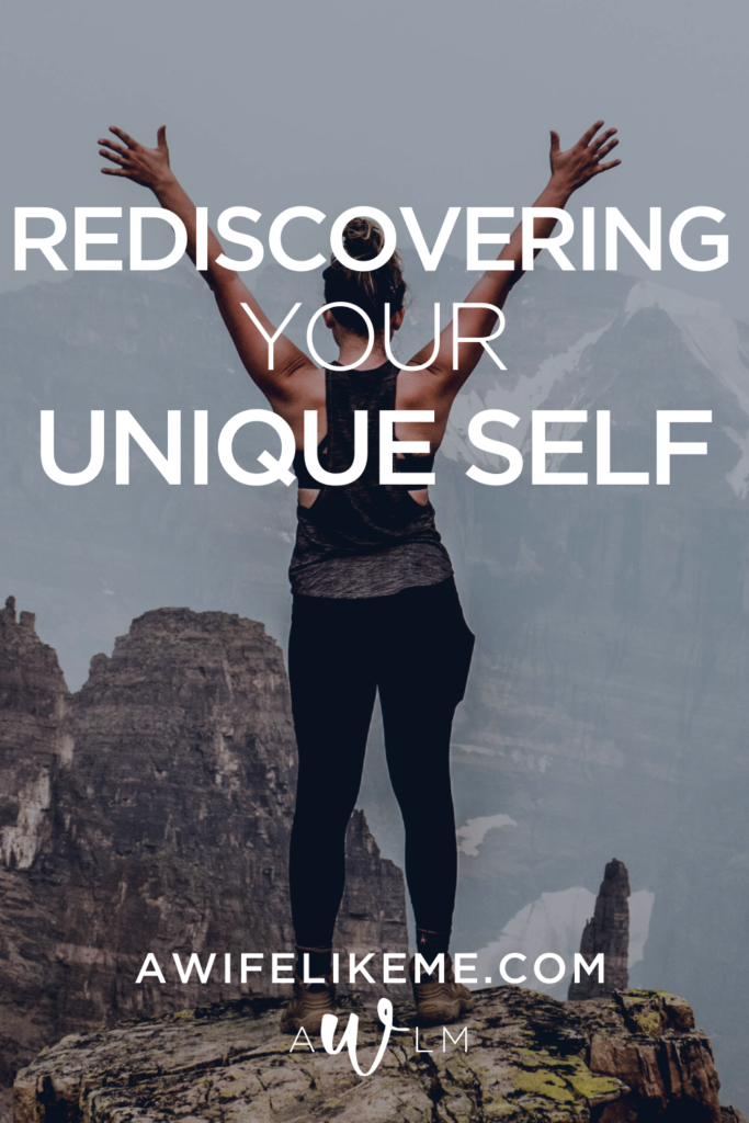 Rediscovering your unique self.