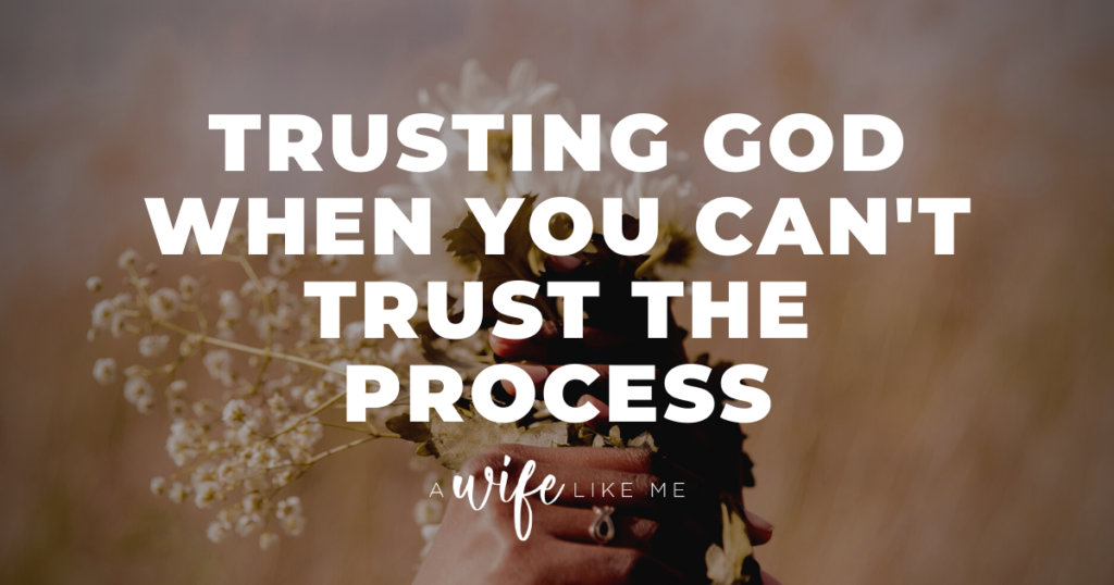 Trusting God When You Can't Trust The Process